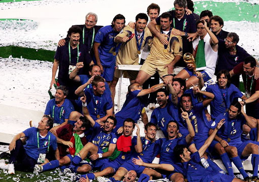 意大利队获得2006年德国世界杯冠