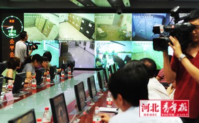 河北高考试卷保密室24小时视频监控