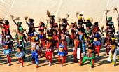 图文：2010南非世界杯开幕式举行 现场舞蹈迷人