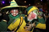 幻灯：南非球迷集聚悉尼 扮“小丑”为主队加油