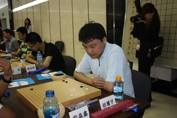胡耀宇八段比赛中