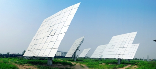 皇明承建亚洲首座兆瓦级高温热电站镜场在京兴