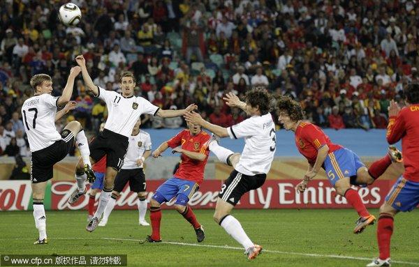 德国西班牙，2010世界杯德国西班牙？