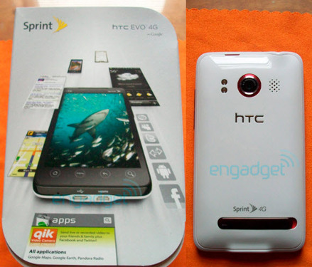即将上市！白色版HTC EVO 4G真机亮相 