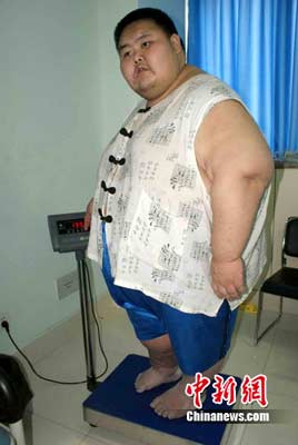 中国第一胖通过中医药治疗减肥30公斤(图)
