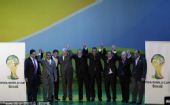 幻灯：2014年世界杯会徽发布 巴西总统卢拉出席