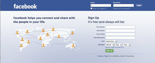 facebook主页宣称永久免费