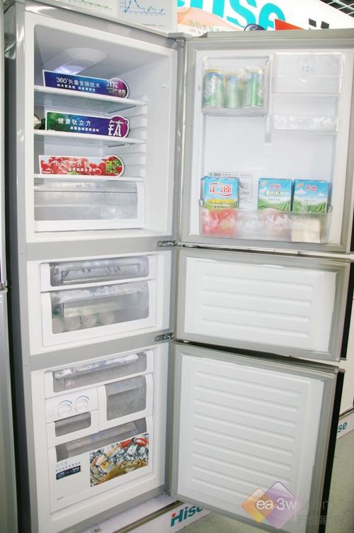 容声变频冰箱 三门设计2010新品上市