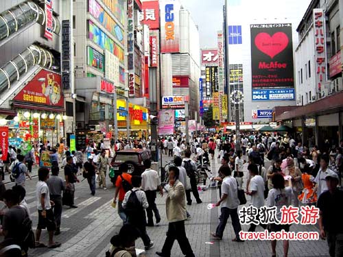 晚餐后入住日本旅游线路推荐; 东京"硅谷"秋叶原 数码发烧友的诱惑