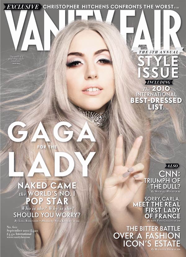 《Vanity Fair》9月号：Lady Gaga搜狐娱乐