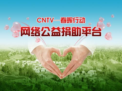 cntv春晖行动网络公益捐助平台17日正式启动