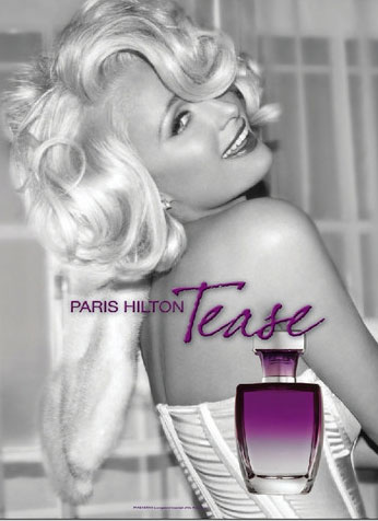 fashion icon paris hilton推出个人香水tease