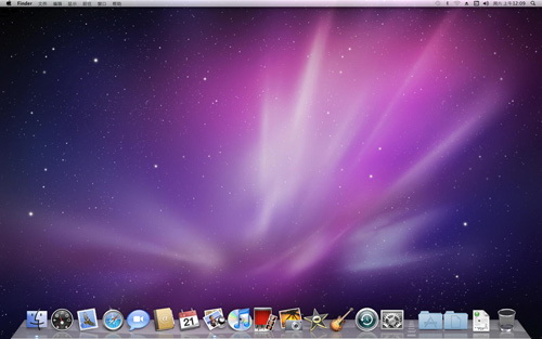 Mac OS X Snow Leopard绚丽的桌面