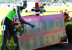 肯尼亚中长跑名将鲁迪沙一周两破世界纪录(图