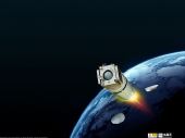 资料图：嫦娥一号与运载火箭分离