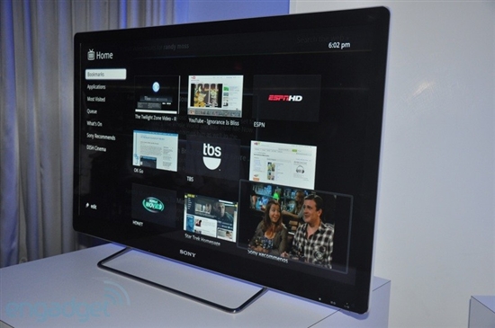 索尼发布全球首款Google TV电视