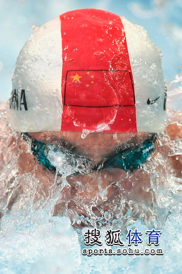 中国选手出水