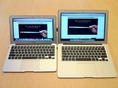 苹果新MacBook Air笔记本拆箱详细对比 
