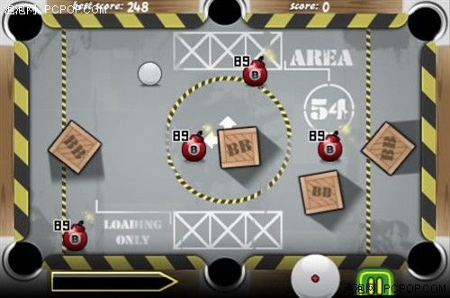 iPhone超效率竞技游戏 炸弹台球挑战赛滚动频道