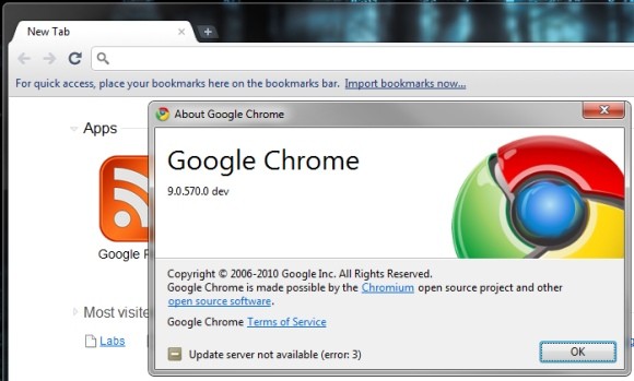 Chrome 9 Beta
