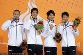 图文：男4x100米混合泳接力 日本夺冠中国犯规
