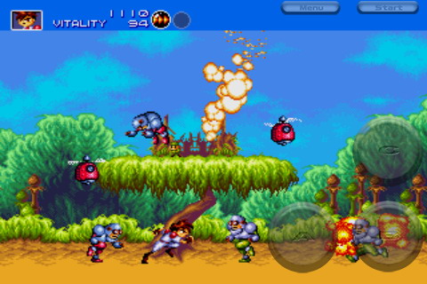 SEGA横版移植游戏 火枪英雄Gunstar Heroes