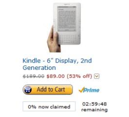  亚马逊89美元Kindle秒杀瞬间结束 顾客怒了