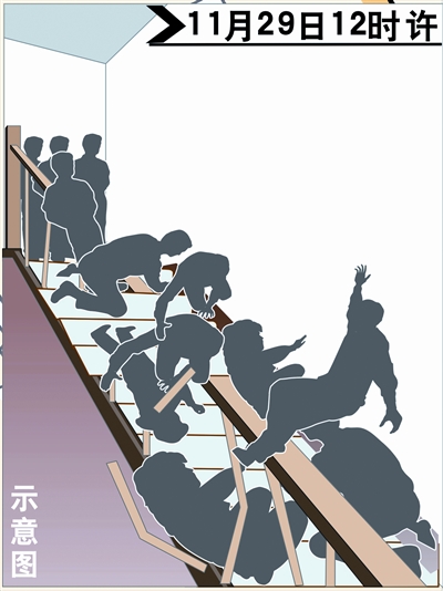 新疆一小学昨发生踩踏事故(组图)