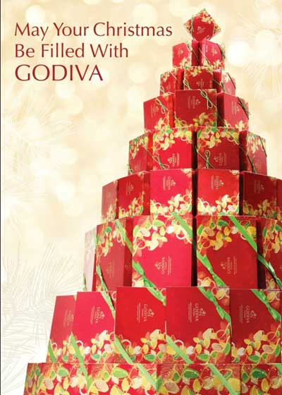 2010年godiva(歌帝梵)圣诞巧克力礼盒系列