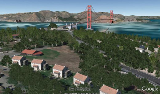 谷歌推最新地图服务谷歌地球6.0 新增3D树木