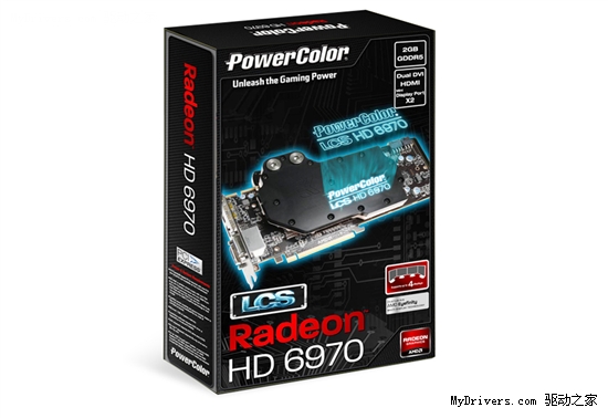迪兰恒进首发水冷超频版Radeon HD 6970
