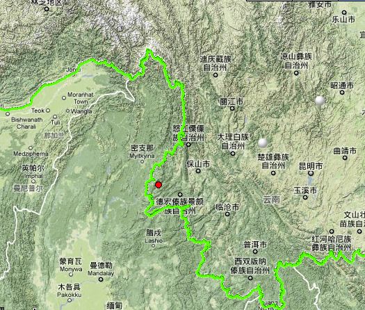 云南德宏州盈江县发生4.6级地震(图)