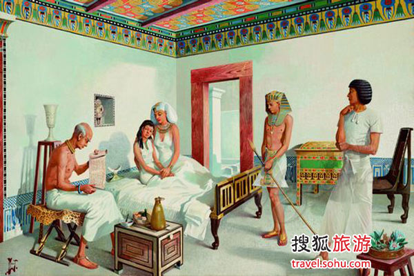 世界上最早的纸画 记录古埃及的历史