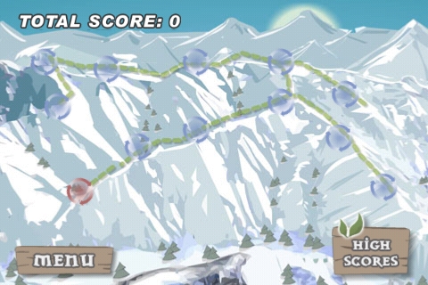 iPhone限时免费运动游戏 超级滑雪特技