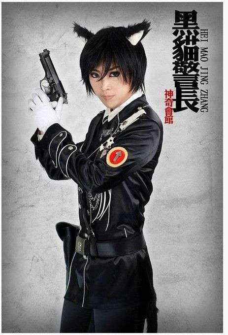 奉献童年乙型《黑猫警长》cos倾情重温(经典)什么v乙型吃病毒性组图图片