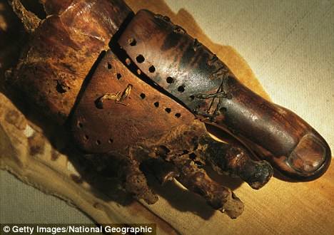 存放在开罗埃及博物馆内的世界上最古老的功能性假肢