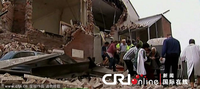 新西兰第二大城市克莱斯特彻奇发生6.3级地震