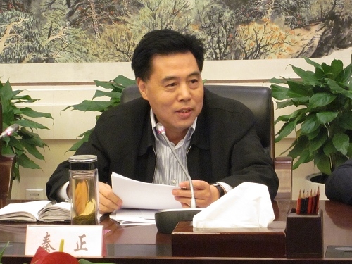 陕西省政府秘书长秦正:网民留言办理工作要制度化程序化常态化(图)