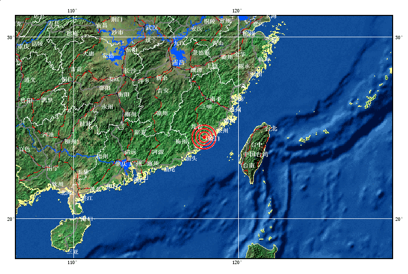 福建厦门市,龙海发生4.4级地震(组图)