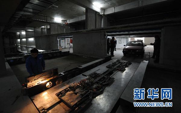 北京:安贞医院将启用全自动智能化停车库(组图