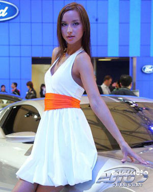 2007年第十二届上海车展上的靓丽车模
