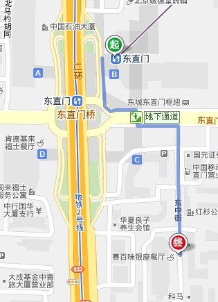 百度地图推出步行导航:出行路线更短更直接图片