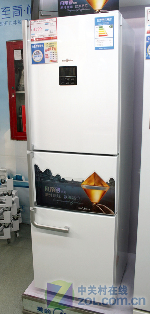 美的凡帝罗BCD-228UTM6冰箱 