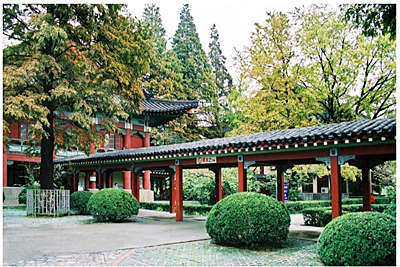 南京师范大学校园风景优美也