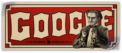 Google涂鸦：魔术大师哈利・胡迪尼诞辰137年