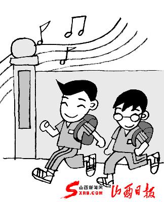 据介绍,该校上课下课铃声大都选用理查德·克莱德曼的钢琴曲,上课