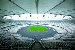 伦敦奥运会主体育场竣工 能容纳8万名观众(图
