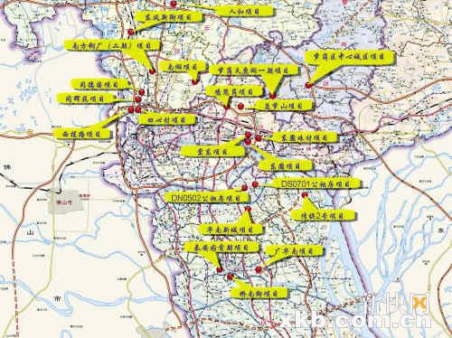 2011年22个保障房项目分布图图片