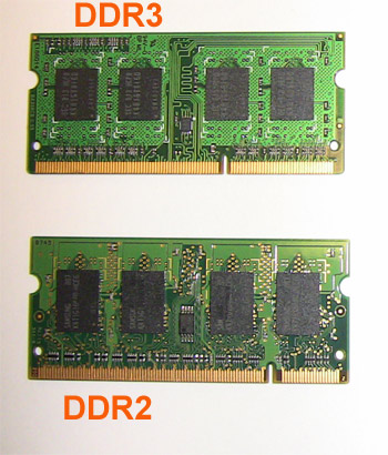 笔记本内存条原来的是ddr2 667 1g 两根 可以换成 ddr3 1333 2g两根吗