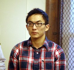 涉嫌为抢劫一名中国留学生的跑车，而与另一名华人犯下绑架案的胡振鹏。美联社图